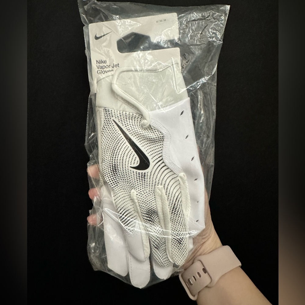 Nike Vapor Jet Football Gloves – White (M/M) – Brand New in Package